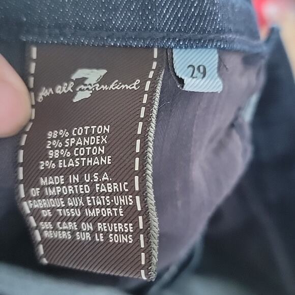 7 for all Mankind High Waist Bootcut Jeweled Pocket Jeans, 29 - Picture 6 of 7